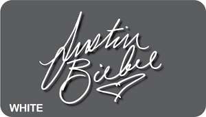 Justin Bieber Signature Autograph Sticker FREE BONUS  