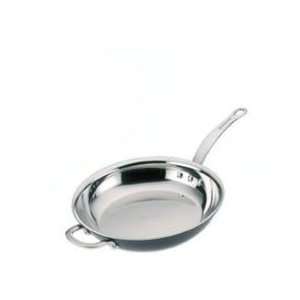 12 Inch Stainless Clad Skillet w/Helper Handle  Kitchen 