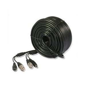  99ft AWG24 Premade Siamese CCTV Video + Power Cable 