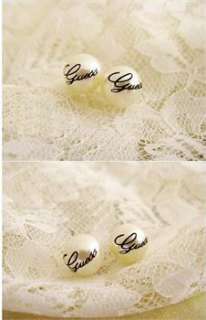 Korean Fashion Imitation Pearl Ball White Elegant Earrings HOT e56 