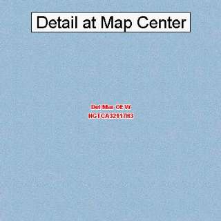   Map   Del Mar OE W, California (Folded/Waterproof)