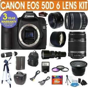 Refurbished Canon EOS 50D + Canon 18 55mm Lens + Canon 55 250mm Lens 
