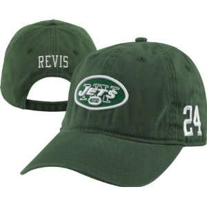 Darelle Revis New York Jets Adjustable Hat Garment Washed 