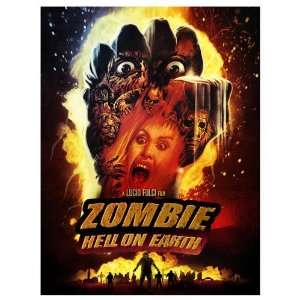 Zombi 3 Poster Danish 27x40 Deran Sarafian Beatrice Ring Ottaviano 