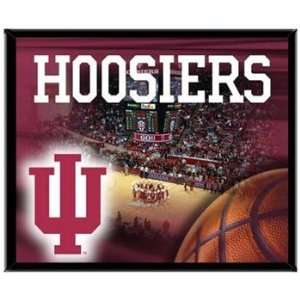 Indiana Hoosiers IU NCAA Basketball 8 X 10 Framed Logo Wall Hanging 