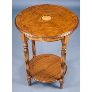  English Antique Style Walnut Occasional Table Furniture 