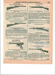 1937 Daisy Air Rifles Buck Jones Bell Target Barton ad  