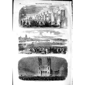  1850 DINNER MASONIC HALL MONTREAL REGATTA PLACE DARMES 