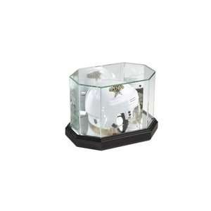  Hockey Mini Helmet Display Case UV Glass Octagon Style 