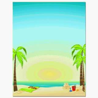  Masterpiece Studios 972998 Beach Time Letterhead  Pack of 