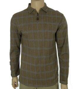 Daniel Cremieux Long Sleeve Mens Polo Shirt Brown S  