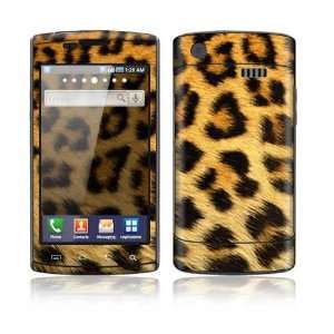 Samsung Captivate Decal Skin Sticker   Leopard Print