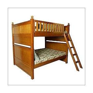  Mission Full Over Full Bunk Beds in Natural Finish   Free 