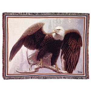  Al Agnew The Perch Eagle Tapestry Throw Home & Garden