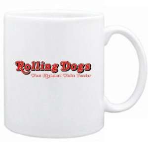 New  Rolling Dogs  West Highland White Terrier  Mug Dog 