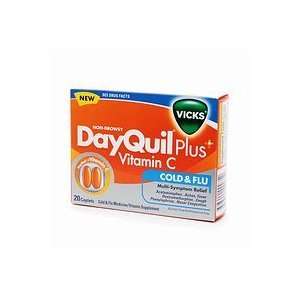  Vicks Dayquil plus Vitamin C, Cold and Flu Relief Caplets 