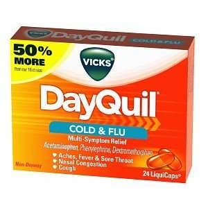  Vicks Dayquil Vicks Dayquil Cold & Flu Relief LiquiCaps 24 