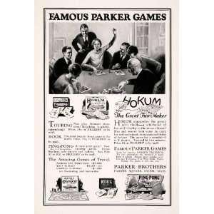  1927 Ad Parker Games Brothers Salem Massachusetts Hokum 