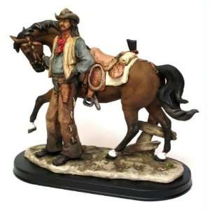 Old West Cowboy with Horse 