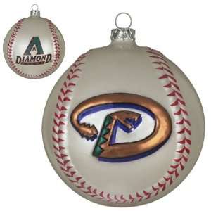  Arizona Diamondbacks MLB Glass Baseball Ornament 3 Sports 
