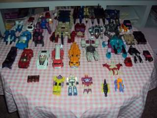 Transformers G1 vintage Lot combiners Dinobots Actionmasters 