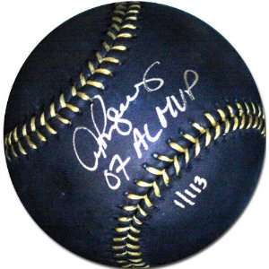 Alex Rodriguez Autographed Limited Edition Black Leather Baseball with 