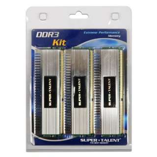 Super Talent Chrome Series DDR3 1800 6GB (3x2GB) CL8 Triple Channel 
