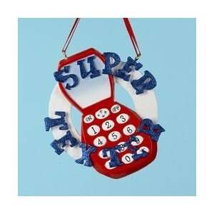  2190 Super Texter Personalized Christmas Ornament