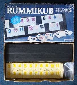 RUMMIKUB game original Pressman 1990 complete # 400 021853004007 