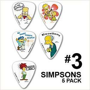  Simpsons Pick Pack 3 Musical Instruments