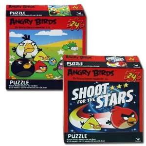  12 Pack Angry Birds 24 Piece Puzzles Toys & Games