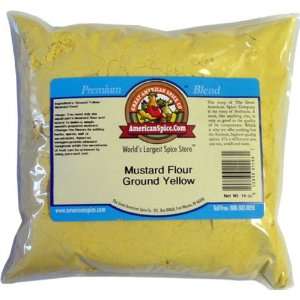 Mustard Seed Ground Yellow   Bulk, 16 oz  Grocery 