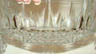 Arcoroc France Diamant Salad / Fruit / Berry Bowl Clear Glass 7 Pc 