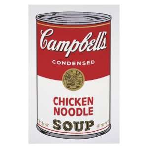 Campbells Soup I Chicken Noodle, c.1968 Giclee Poster Print by Andy 