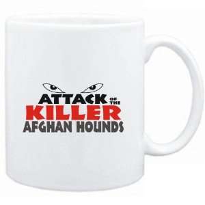   White  ATTACK OF THE KILLER Afghan Hounds  Dogs