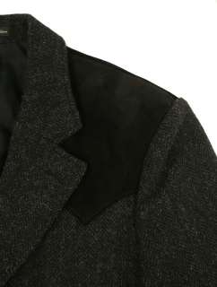 Ralph Lauren RRL Tweed Leather Blazer Jacket Large New  