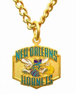 NEW ORLEANS HORNETS NBA LOGO NECKLACE  