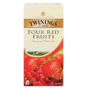   Four Red Fruits Flavoured Black Tea (2 G Sachet X25) 