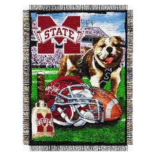   Bulldogs Woven Tapestry NCAA Throw (Home Field Advantage) by Northwest