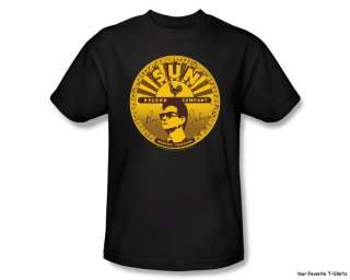 Licensed Sun Records Roy Orbison Full Sun Logo Adult Shirt S 3XL 