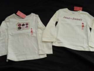 NWT Gymboree SWEETER THAN CHOCOLATE Shirt Top Lot 4 4T  