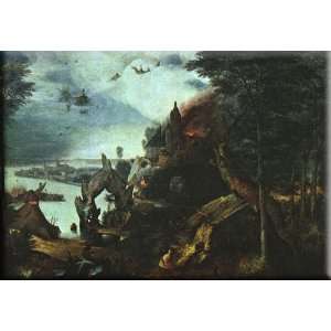  Landscape with the Temptation of Saint Anthony 16x11 