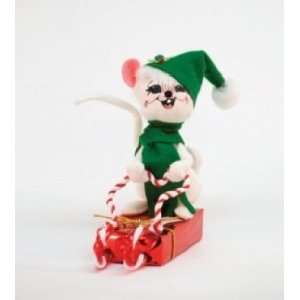  6 Inch Sledding Mouse by Annalee