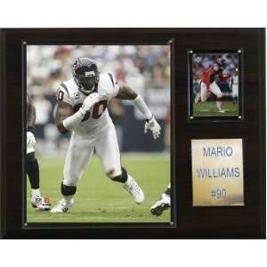   Houston Texans Mario Williams 12x15 Player Plaque