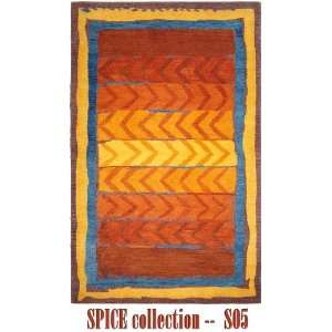  MER Spice S05 Multi 5 X 8 Area Rug