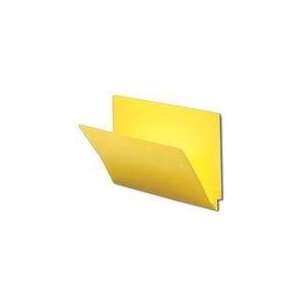  End Tab File Folder, Yellow, Letter Size, 11 pt 