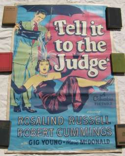 1949 Rosalind Russell 60x40 Original Movie Poster  