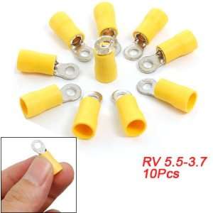  Amico RV5.5 3.7 Yellow Sleeve Pre Insulated Ring Terminals 