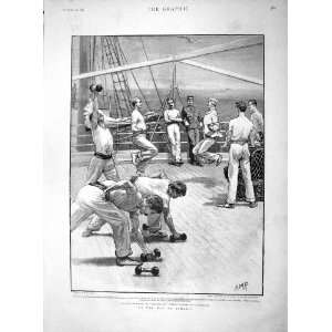   1895 Officers Ship Coromandel Weight Lifting Ashanti