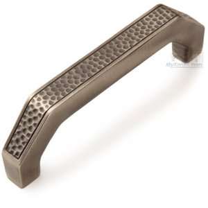   165mm) centers rustic refrigerator pull in aged